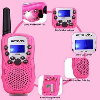 Foto 3 | Foto 3 | Walkie Talkies Retevis Rt388 para Niños - Venta Internacional