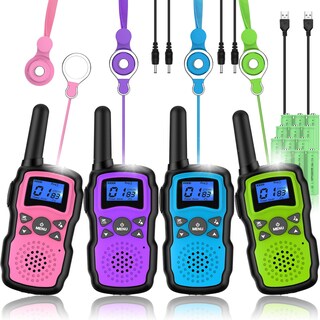 Foto 1 | Foto 1 | Walkie Talkies Wishouse M8 Recargables Para Niños Y Adultos, Paquete De 4 - Venta Internacional.
