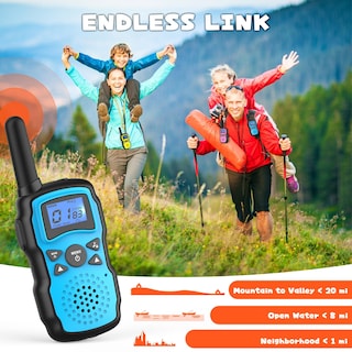 Foto 4 | Foto 4 | Walkie Talkies Wishouse M8 Recargables Para Niños Y Adultos, Paquete De 4 - Venta Internacional.