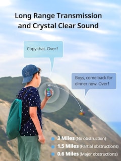 Foto 4 | Foto 4 | Walkie Talkies Inspireyes Recargables Para Niños De 8 A 12 Años, 4 Peniques - Venta Internacional.