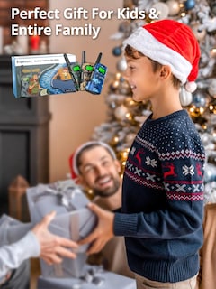 Foto 7 | Foto 7 | Walkie Talkies Inspireyes Recargables Para Niños De 8 A 12 Años, 4 Peniques - Venta Internacional.