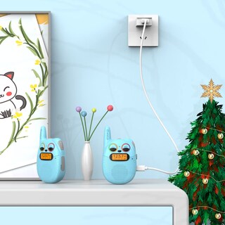 Foto 3 | Foto 3 | Walkie Talkies Qniglo Recargables Para Niños, Paquete De 2 Con Radio Fm - Venta Internacional.