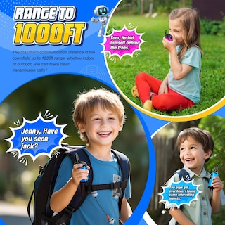 Foto 2 | Foto 2 | Robots Walkie Talkies Comedyfun Para Niños, Paquete De 3 A 7 Años - Venta Internacional.