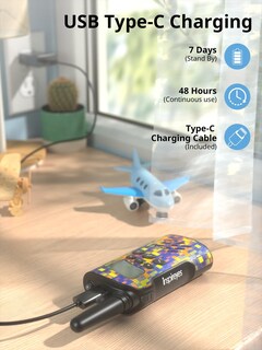 Foto 4 | Foto 4 | Walkie Talkies Inspireyes Recargables Para Niños, Paquete De 3 Camuflajes - Venta Internacional.