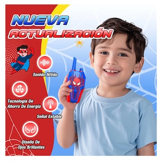 Foto 2 | Foto 2 | Spider Walkie Talkie Para Niños Radio Juguete Belug  Rojo Azul