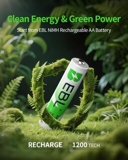 Foto 6 | Foto 6 | Baterías Recargables Y Cargador Ebl Pd 20 W Aa 2800 Mah X4 Aaa 1100 Mah X4 - Venta Internacional.