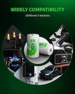 Foto 3 | Foto 3 | Baterías Recargables D Ebl Ultra Pro 10.000 Mah Ni-mh Paquete De 4 - Venta Internacional.