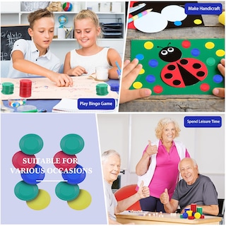 Foto 5 | Foto 5 | Fichas De Póquer De Plástico Skylety 400 Piezas Para Juegos Infantiles De 25 Mm - Venta Internacional.