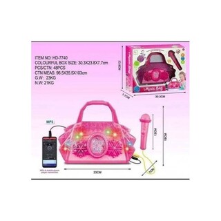 Foto 1 | Foto 1 | Funda Tipo Cartera Para Micrófono De Karaoke Para Niñas Con Sonido Mp3 Y Lig - Venta Internacional.