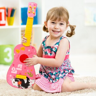 Foto 3 | Foto 3 | Guitarra Infantil La Granja de Zenón Vaca Lola Rosa 59 cm