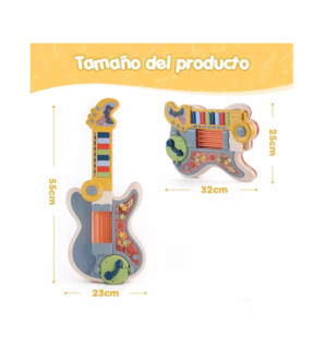 Foto 2 | Foto 2 | Guitarra Eléctrica con Piano Lab.G Multicolor para Niños