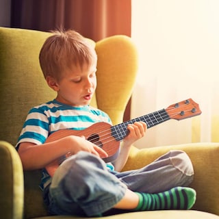 Foto 4 | Foto 4 | Venta Internacional - Ukelele De Juguete Yezi, Instrumento Musical Clásico Para Niños, Color Marrón