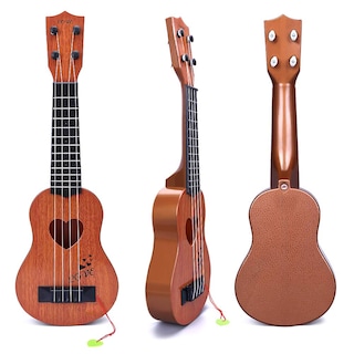 Foto 6 | Foto 6 | Venta Internacional - Ukelele De Juguete Yezi, Instrumento Musical Clásico Para Niños, Color Marrón