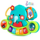 Venta Internacional - Piano De Juguete Para Bebés Witalent Elephant Light Up Music De 6 A 12 Meses
