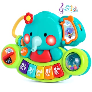 Foto 1 | Foto 1 | Venta Internacional - Piano De Juguete Para Bebés Witalent Elephant Light Up Music De 6 A 12 Meses