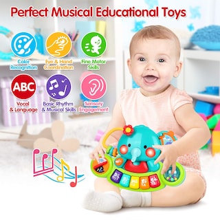 Foto 2 | Foto 2 | Venta Internacional - Piano De Juguete Para Bebés Witalent Elephant Light Up Music De 6 A 12 Meses