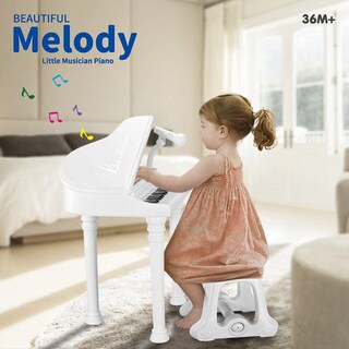 Foto 6 | Foto 6 | Teclado Piano Toy Love & Mini De 31 Teclas Con Micrófono Para Niños De 2 Años - Venta Internacional.