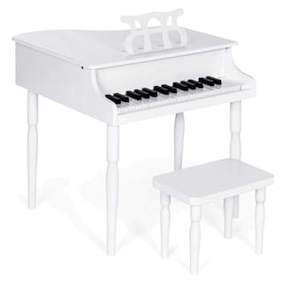 Foto 1 | Foto 1 | Mini Piano de Cola con Banco y Acabado Brillante en color Blanco para Niños - Venta Internacional