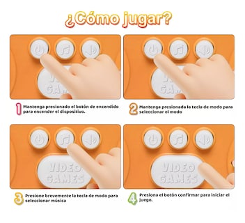Foto 4 | Foto 4 | Consola de Juegos Pop It Animal Dorado Oscuro Diseño de Oso