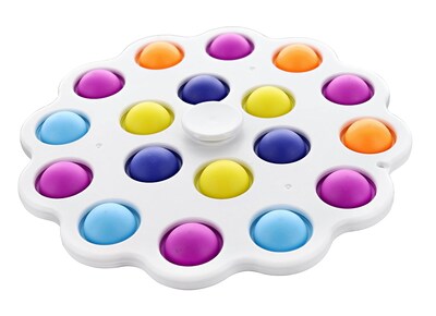 Foto 2 | Foto 2 | Juego De Burbujas Fidget Toy Spinner Bob Gift Pop White Con 18 Botones - Venta Internacional.