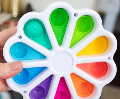 Foto 4 | Foto 4 | Pop Fidget Toy Toynk 10 Botones Números De Arcoíris Silicona - Venta Internacional.