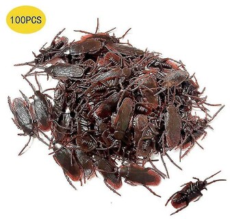 Foto 1 | Foto 1 | Cucarachas Falsas Para Bromas, 50/100 Unidades, Para El Día De Los Inocentes Y El Salón De Los Inoce - Venta Internacional.