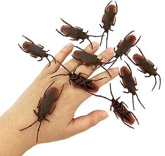 Foto 4 | Foto 4 | Cucarachas Falsas Para Bromas, 50/100 Unidades, Para El Día De Los Inocentes Y El Salón De Los Inoce - Venta Internacional.