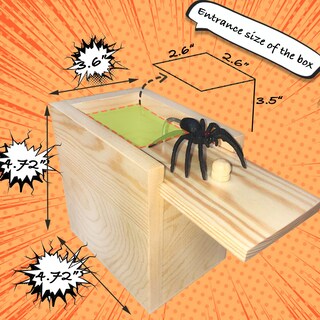 Foto 2 | Foto 2 | Broma De Halloween Con Forma De Araña Grande De Prank Box Jishi Para Adultos - Venta Internacional.