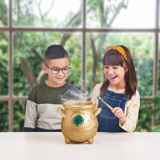 Foto 2 | Foto 2 | Caldero Mágico De Oro Nebulizado Real Con Juguete De Peluche De 20 Cm - Venta Internacional.