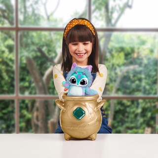 Foto 3 | Foto 3 | Caldero Mágico De Oro Nebulizado Real Con Juguete De Peluche De 20 Cm - Venta Internacional.