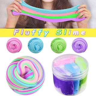 Foto 2 | Foto 2 | Venta Internacional - Set Swzy De Fluffy Floam Slime, Paquete De 4 Juguetes Elásticos De Arcilla Blanda