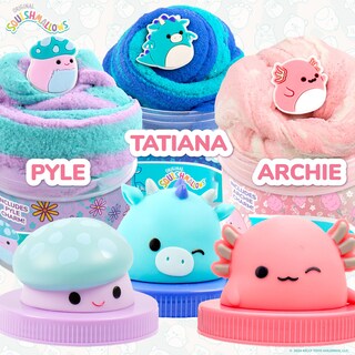 Foto 2 | Foto 2 | Slime Squishmallows Premium Perfumado, Paquete De 3 Unidades Con Purpurina, 240 Ml - Venta Internacional.