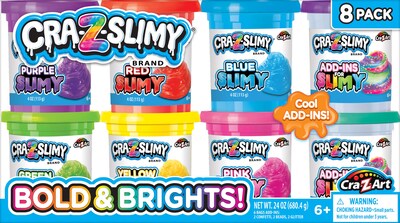 Foto 1 | Foto 1 | Colección Slime Cra-z-slimy Bold & Brite, 8 Unidades, Más De 6 Años - Venta Internacional.