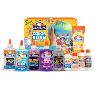 Foto 1 | Foto 1 | Kit Slime Elmer's Color Rush Con Pegamento Líquido Y Activador X10 - Venta Internacional.