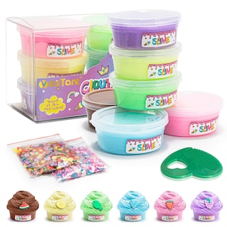 Foto 1 | Foto 1 | Slime Kit Yasant Safe Fluffy Stress Relief Para Niños, Paquete De 6 - Venta Internacional.