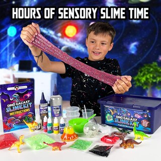 Foto 2 | Foto 2 | Slime Kit De Papelería Original Con Diseño De Dinosaurio Que Brilla En La Oscuridad - Venta Internacional.