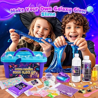 Foto 2 | Foto 2 | Kit De Limo Hchildhood Magic Galaxy Slime Making, 1 Litro, De 6 A 12 Años - Venta Internacional.