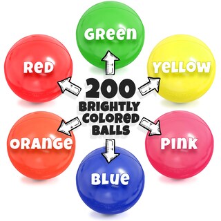 Foto 2 | Foto 2 | Ball Pit Balls Click N' Play Para Niños, Paquete De 200 Unidades Con Bolsa De Almacenamiento - Venta Internacional.