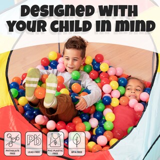 Foto 5 | Foto 5 | Ball Pit Balls Click N' Play Para Niños, Paquete De 200 Unidades Con Bolsa De Almacenamiento - Venta Internacional.