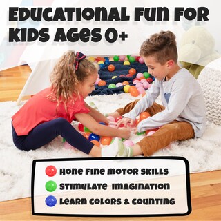 Foto 7 | Foto 7 | Ball Pit Balls Click N' Play Para Niños, Paquete De 200 Unidades Con Bolsa De Almacenamiento - Venta Internacional.