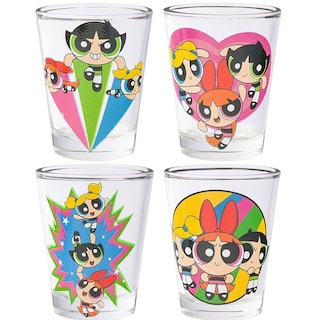 Foto 1 | Foto 1 | Set De Minivasos Silver Buffalo The Powerpuff Girls, 45 Ml X4 - Venta Internacional.
