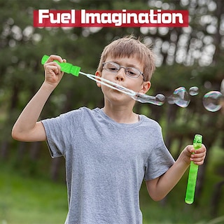 Foto 5 | Foto 5 | Bubble Wands Mortime, Paquete De 24 Unidades Para Niños, 8 Colores, Solución De 120 Ml - Venta Internacional.