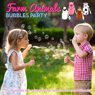Foto 7 | Foto 7 | Paquete De 24 Bubbles Farm Animals Barnyard Farm Animal 4e, La Novedad - Venta Internacional.