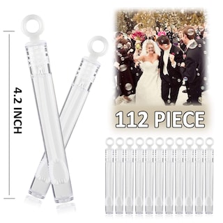 Foto 2 | Foto 2 | Varita De Burbujas Para Bodas Byonebye Minicírculo Blanca Paquete De 12 - Venta Internacional.