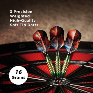 Foto 2 | Foto 2 | Juego De 3 Dardos Soft Tip Viper Atomic Bee, 16 G, Color Verde Con Puntas 2ba - Venta Internacional.