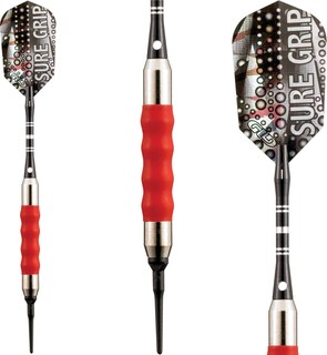 Foto 6 | Foto 6 | Darts Viper Sure Grip Soft Tip, 16 G, Chapado En Plata Y Níquel Rojo - Venta Internacional.