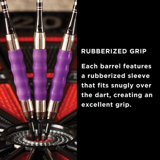 Foto 5 | Foto 5 | Darts Viper Sure Grip Soft Tip, 16 G, Color Morado - Venta Internacional.