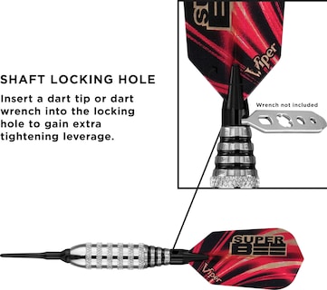 Foto 6 | Foto 6 | Darts Viper, Punta Blanda Chapada En Níquel Plateado, 16 G, Para Adultos - Venta Internacional.