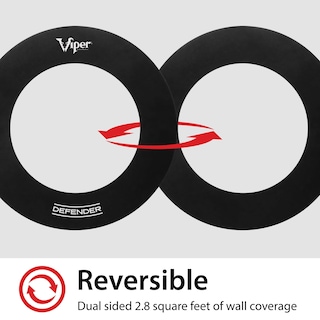 Foto 4 | Foto 6 | Protector De Pared Dartboard Surround Viper Defender, Negro - Venta Internacional.