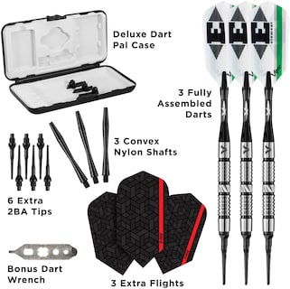 Foto 4 | Foto 4 | Darts Viper Ridgeback, Tungsteno Ranurado, 18 G, Con Accesorios - Venta Internacional.